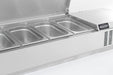 Combisteel Refrigerated Counter Top Ss Top 1/4 Gn X 10 7450.0029 Combisteel
