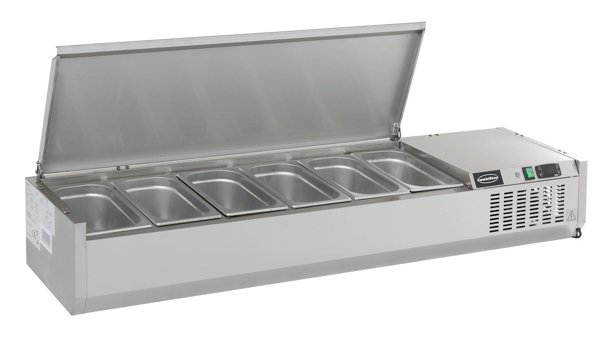 Combisteel Refrigerated Counter Top SS Top 1/3 Gn X 6 7450.0033 Combisteel