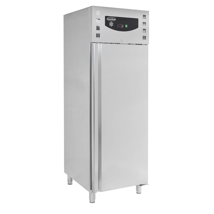Combisteel Stainless Steel Freezer - Single Door - 600L Net Capacity - Ventilated Cooling - -18/-22°C - Commercial Grade 7450.0076 Combisteel