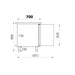 Combisteel Refrigerated Negative Counter - 2 Stainless Steel Doors - -10°C to -20°C - Ventilated Cooling - Energy Label D - 943x700x855mm 7450.0081 Combisteel