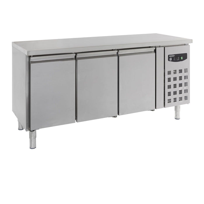 Combisteel Refrigerated Counter - 4 Doors - 650mm Height - Ventilated Cooling - Stainless Steel - Commercial Use - Energy Efficient Combisteel