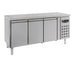 Combisteel Refrigerated Counter - 4 Doors - 650mm Height - Ventilated Cooling - Stainless Steel - Commercial Use - Energy Efficient Combisteel