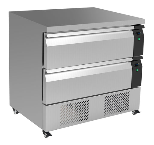 REFRIGERATED/FREEZER COUNTER 2 DRAWERS 4X 1/1GN Combisteel