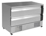 Combisteel Refrigerated Freezer Counter - 2 Drawers, 6x 1/1 GN - Stainless Steel - Energy Efficient - Professional Kitchen Use Combisteel