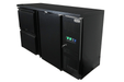 Combisteel Barcooler Black - 1 Door & 2 Drawers - Ventilated Cooling - 150L Capacity - 1/1 GN Compatible - Energy Efficient - Compact Design Combisteel