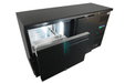 Combisteel Barcooler Black - 1 Door & 2 Drawers - Ventilated Cooling - 150L Capacity - 1/1 GN Compatible - Energy Efficient - Compact Design Combisteel