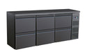 Combisteel Barcooler Black 6 Drawers | 7450.0323 Combisteel