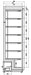 Combisteel Single Door Upright Storage Freezer Stainless Steel - 7450.0570 Combisteel