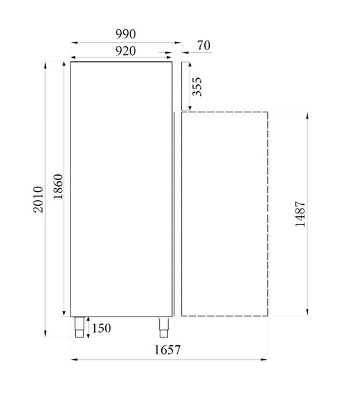 Combisteel Freezed Bakery Cabinet - 7450.1210 Combisteel