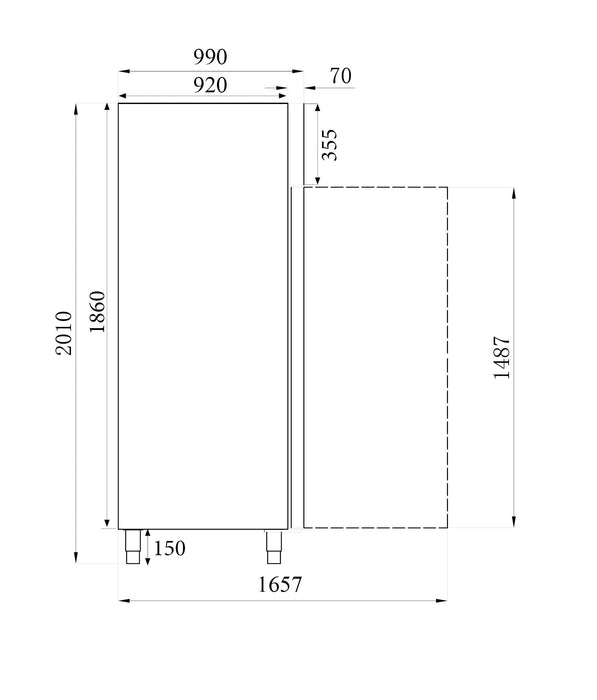Combisteel Freezed Bakery Cabinet - 7450.1210 Combisteel