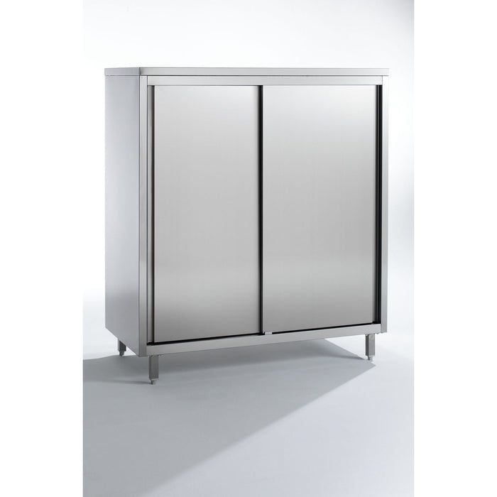 Combisteel Stainless Steel Pantry - 4 Levels - 1600mm Width - Durable & Spacious Commercial Storage Solution Combisteel