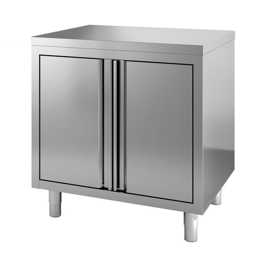 Combisteel Worktable With Hinged Doors 800mm Wide - 7452.3020 Combisteel