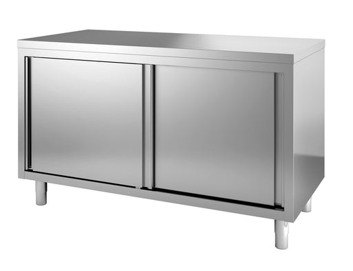 Combisteel Worktable With Sliding Doors 1800mm Wide - 7452.3045 Combisteel