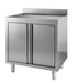 Combisteel Stainless Steel Worktable With Sliding Doors 800mm - 7452.3070 Combisteel