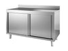 Combisteel Stainless Steel Worktable With Sliding Doors 1800mm - 7452.3095 Combisteel