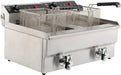 Combisteel Electric Counter Top Fryer Twin Tank 2 x 8 Litre - 7455.1005 Combisteel