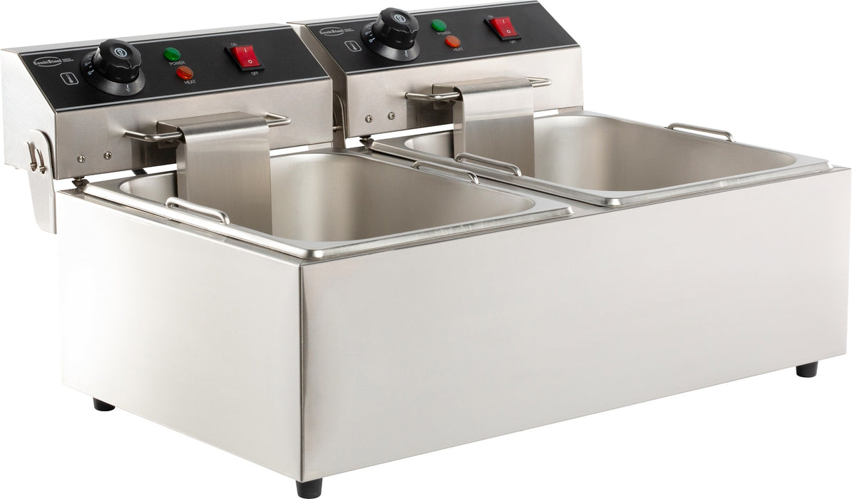 Combisteel Electric Counter Fryer 2 X6 L