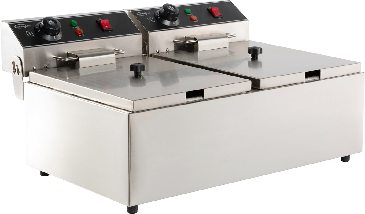 Combisteel Electric Counter Fryer 2 X6 L