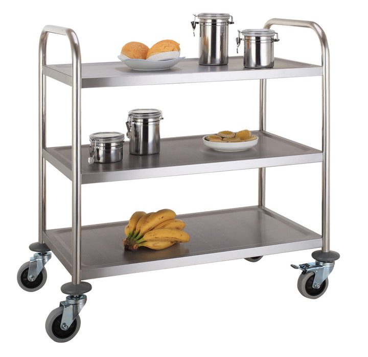 Combisteel Trolley Flat Packed 3 Shelves 7455.1155 Combisteel