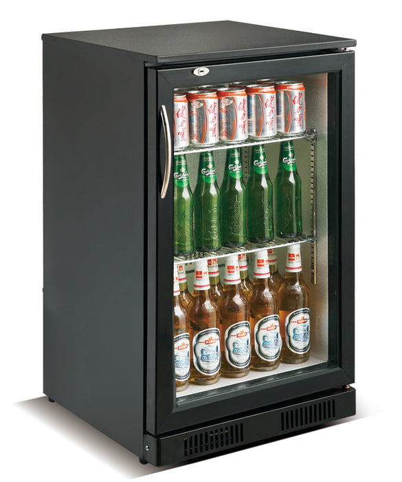 Combisteel Backbar Cooler Black 1 Door Slimline 500mm Wide - 7455.1300 Combisteel