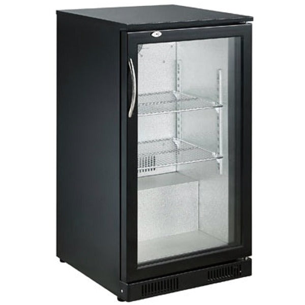 Combisteel Backbar Cooler Black 1 Door Slimline 500mm Wide - 7455.1300 Combisteel