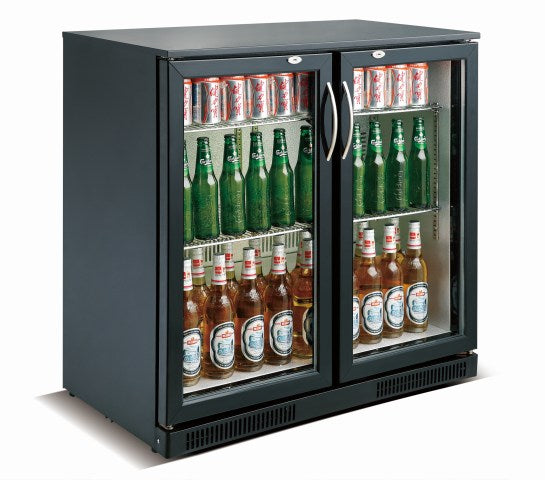 Combisteel Backbar Cooler Black 2 Doors 7455.1305 Combisteel