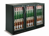 Combisteel Backbar Cooler Black 3 Doors - 7455.1310 Combisteel