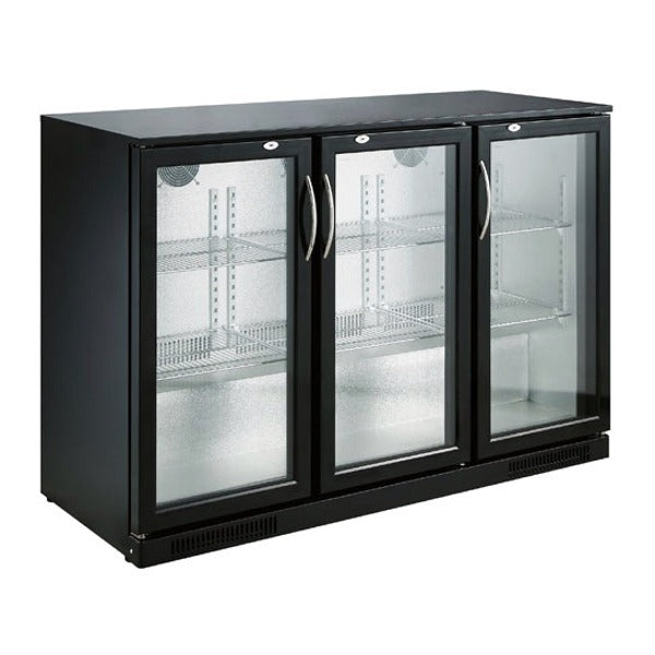 Combisteel Backbar Cooler Black 3 Doors - 7455.1310 Combisteel