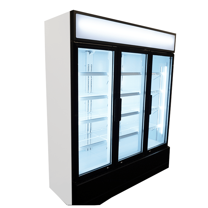 REFRIGERATOR 3 GLASS DOORS FCU-1200