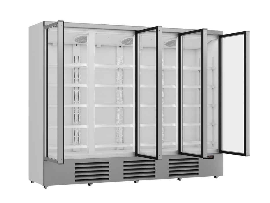 REFRIGERATOR 4 GLASS DOORS JDE-2025R  *TRANSPORT ON REQUEST*