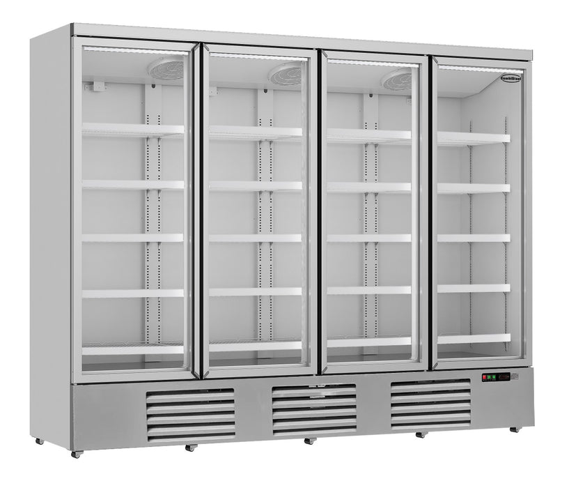 REFRIGERATOR 4 GLASS DOORS JDE-2025R  *TRANSPORT ON REQUEST*