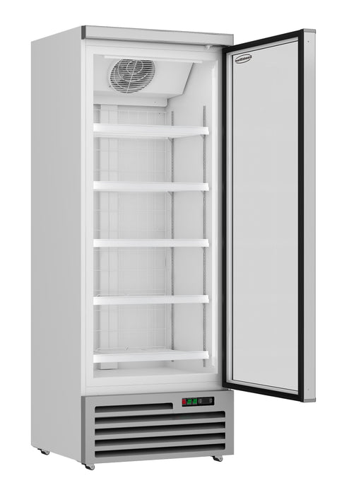 Combisteel Freezer 1 Glass Door JDE-600F – 600L Capacity – Ventilated Cooling – -18°C to -22°C – LED Lights – Automatic Defrost