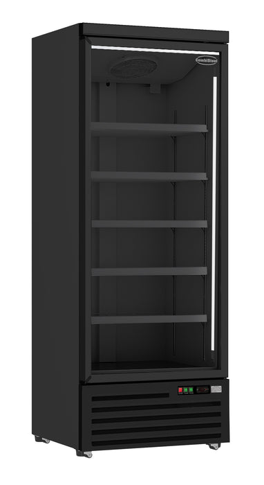 Combisteel Refrigerator 1 Glass Door Black Jde 600 R Bl