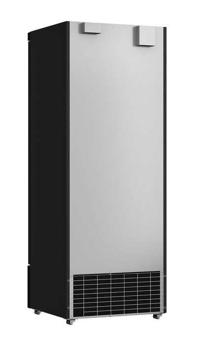 Combisteel Freezer with 1 Glass Door - Black JDE-600F-BL - Ventilated Cooling - LED Lighting - 600L Capacity - Digital Temperature Display 7455.2244 Combisteel