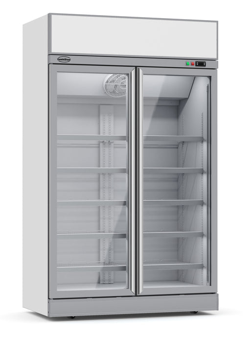 REFRIGERATOR 2 GLASS DOORS INS-1000R