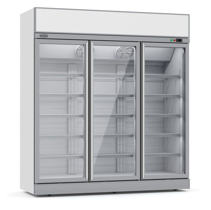 REFRIGERATOR 3 GLASS DOORS INS-1530R