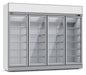 Combisteel Four Hinged Glass Door Freezer Merchandiser 2060Ltr *Transport On Request* | 7455.2440 Combisteel