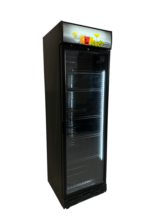 REFRIGERATOR 1 GLASS DOOR BLACK