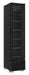 REFRIGERATOR 1 GLASS DOOR BLACK 348L *TRANSPORT ON REQUEST* Combisteel
