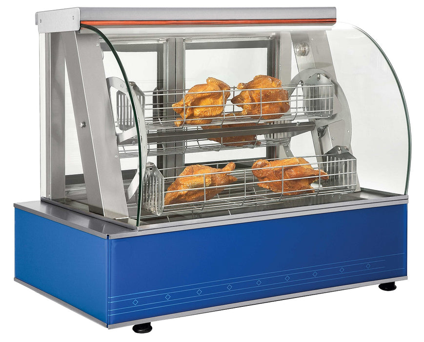 Combisteel Electric Chicken Rotisserie - 4 Baskets - Stainless Steel - High-Capacity Rotisserie Oven for Commercial Use