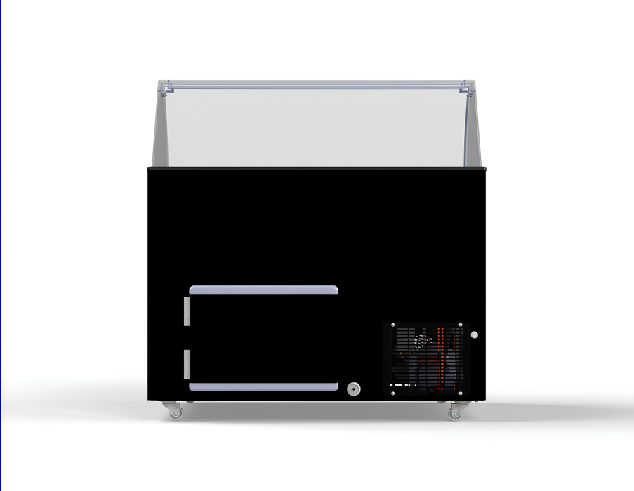 Combisteel Ice Cream Display Java Black 8x5 Ltr - 7472.0129 Combisteel