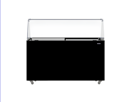 Combisteel Ice Cream Display Tenerife - Black - 10x 5L Capacity - Ventilated Cooling - LED Lighting - Energy Efficient - 1340mm Width Combisteel