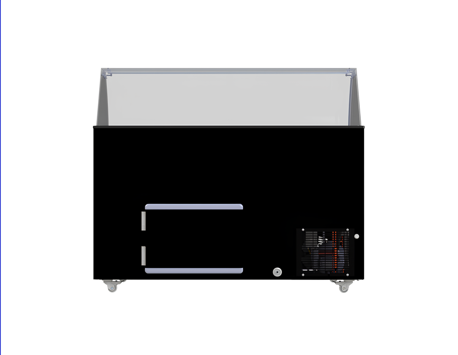 Combisteel Ice Cream Display Tenerife - Black - 10x 5L Capacity - Ventilated Cooling - LED Lighting - Energy Efficient - 1340mm Width Combisteel
