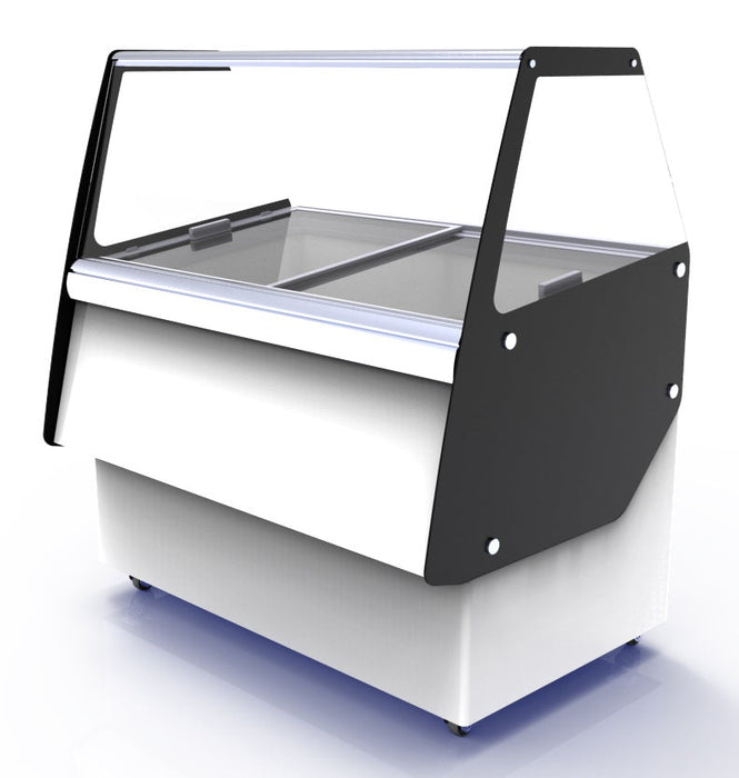 Combisteel Ibiza Ice Cream Counter Display Freezer 8 x 5 Litre - 7472.0140 Combisteel