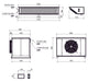Combisteel Freezer Split Refrigeration Unit | Capacity 9.41-18.52 m3 - 7480.0055 Combisteel