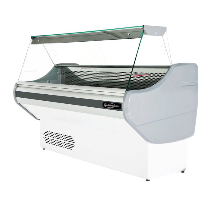 Combisteel Cold Display Vinnie 1.5 - Stainless Steel - Ventilated Cooling - LED Lighting - 3 Adjustable Shelves - +2°C to +8°C - 230V Combisteel