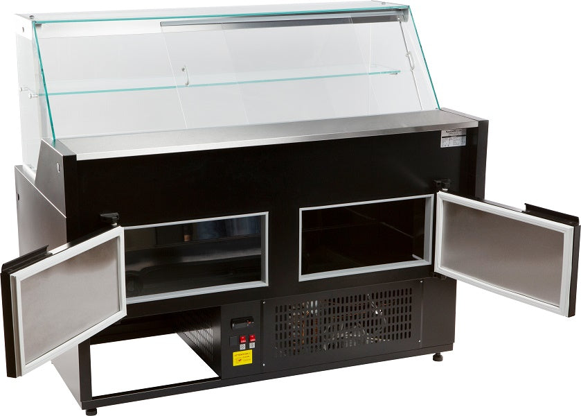 Combisteel Cold Display Oscar 1.5 - Stainless Steel - 1.5m Width - Ventilated Cooling - LED Lighting - Automatic Defrost Combisteel