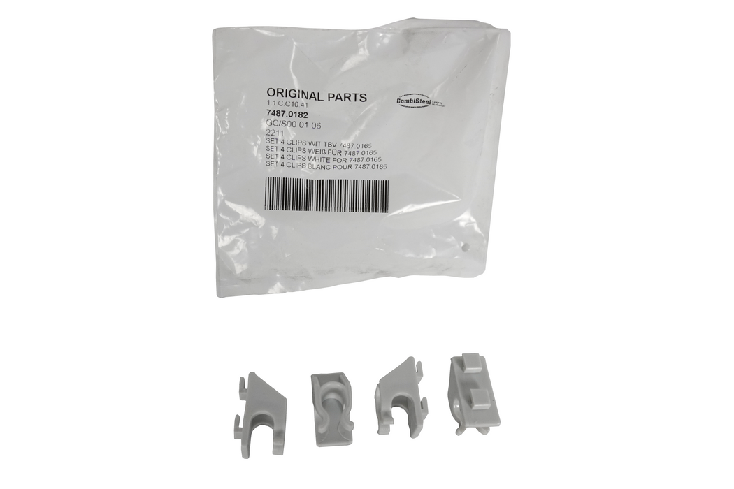 Combisteel Set 4 Clips White For 7487.0165 Old Series 7487.0182 Combisteel