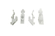 Combisteel Set 4 Clips White For 7487.0165 New Series Combisteel