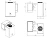 POSITIVE WALL-MOUNTED STRADDLE-TYPE UNIT 13,1-18 M3 Combisteel